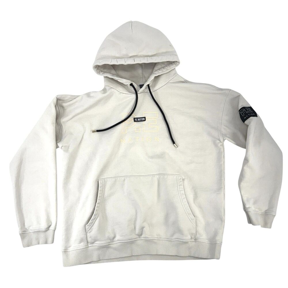 PE Nation Endurance Hoodie Women’s Size Large Hooded Sweatshirt White